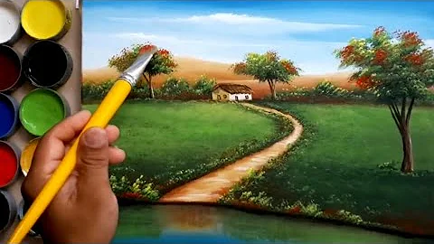Como fazer uma pintura em quadro?