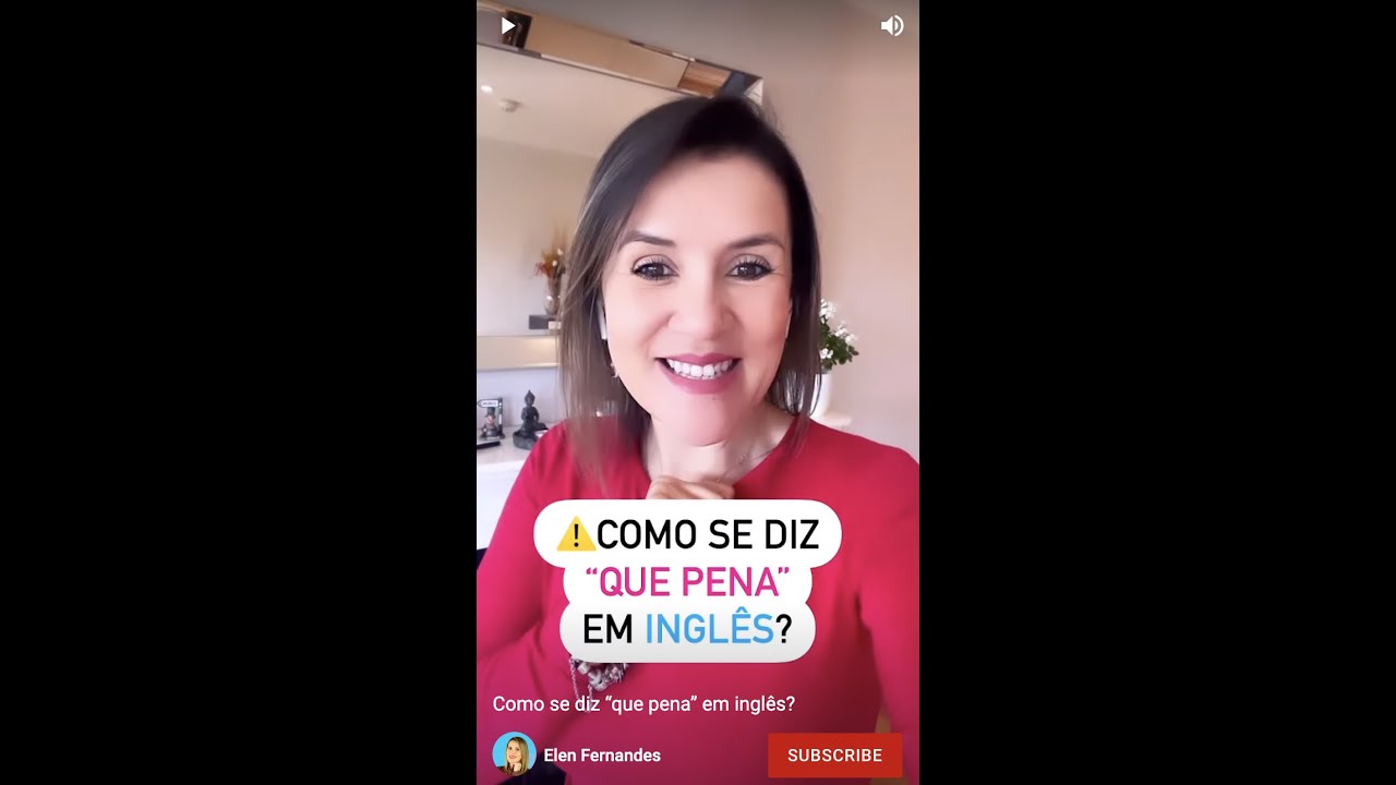 Como se diz “Que Pena” em inglês?