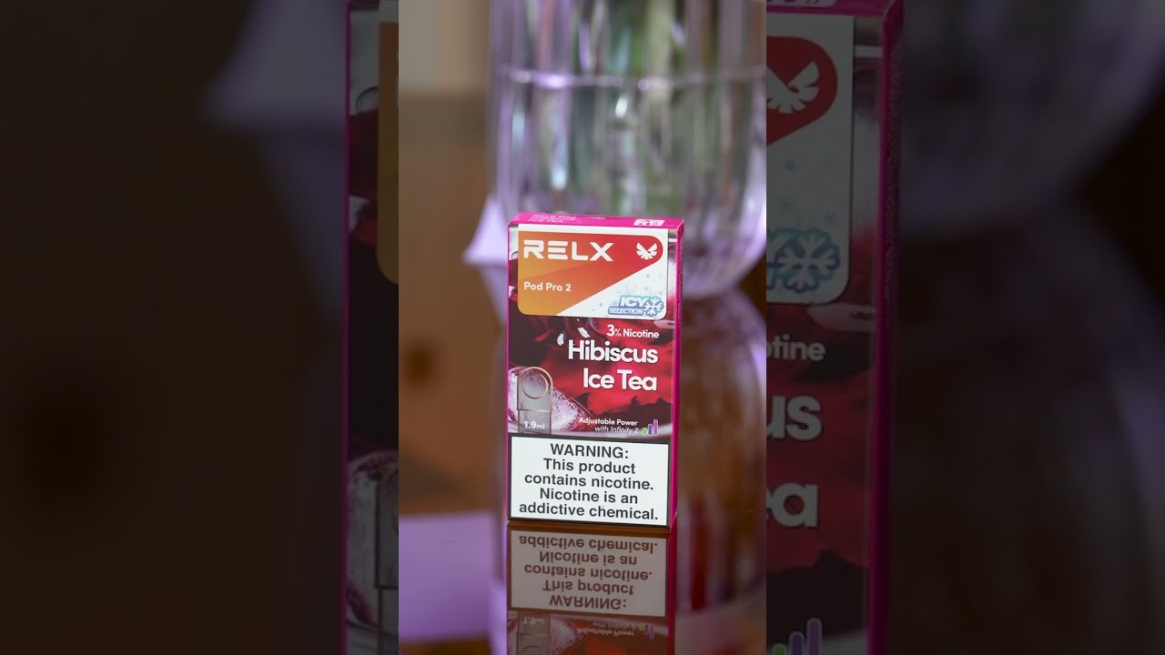 หัว Relx pod pro 2 กลิ่น Hibiscus Ice Tea หัวน้ำยาสูตรใหม่ ไฉไลกว่าเดิม 