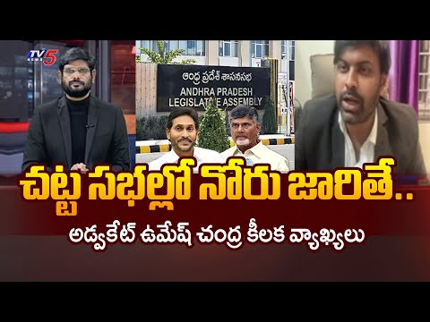 Advocate Umesh Chandra Key Comments About AP Assembly And Council Sessions | TV5 News - TV5NEWS