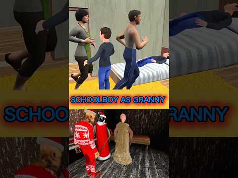 Schoolboy Runaway Vs Granny team's Jumpscare Scenes #granny #shorts #evolution
