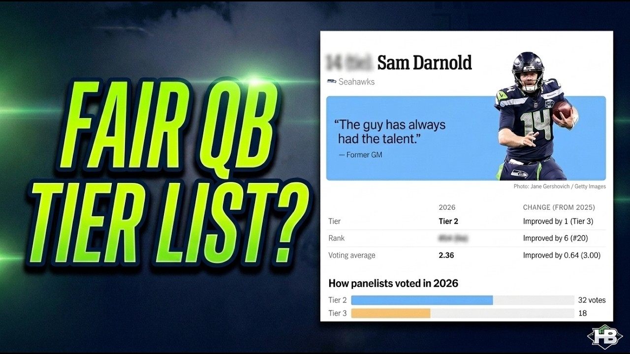 "Darnold's climb is rare❗️"