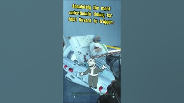 Absolutely the most unfortunate timing for Idiot Savant to trigger in Fallout 4 #memes  #shorts