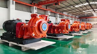 55kw Horizontal centrifugal rubber lined slurry pump - An Pump