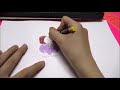Single Mom Showing How To Draw Elephant With The Ruler | ỐC Family