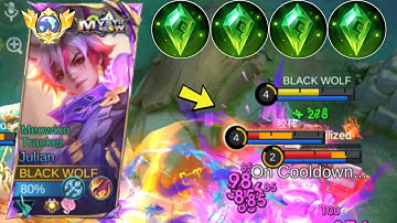 Julian New Jungle Lane Build And Emblem!! - Top 1 Global Julian ~ MLBB