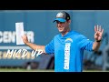 Brandon Staley Mic'd Up at Chargers Minicamp 2021, "Good job Herbie!"