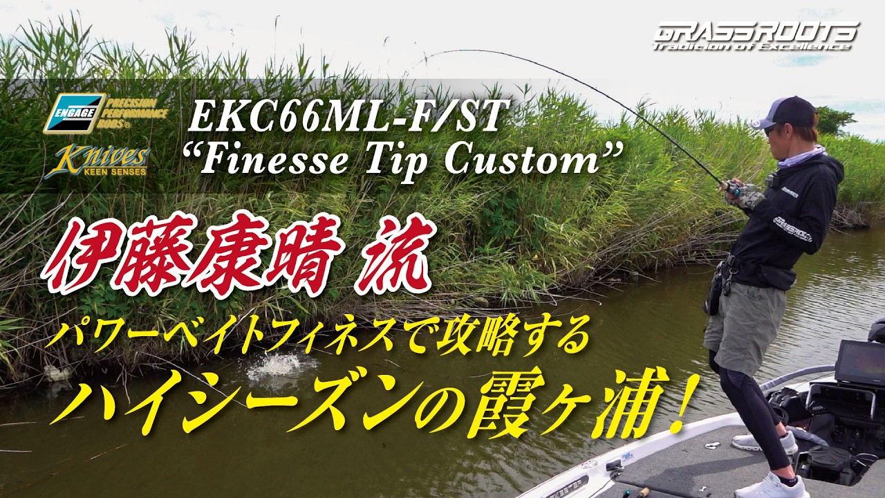 伊藤康晴流 パワーベイトフィネスで攻略するハイシーズンの霞ヶ浦！