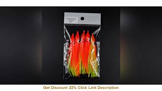 Top Bimoo 100bags=500pcs 9cm Soft Squid Skirts Wholesale Individual Package Luminous Customized Col screenshot 1
