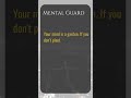 Mental Guard #motivation #shorts