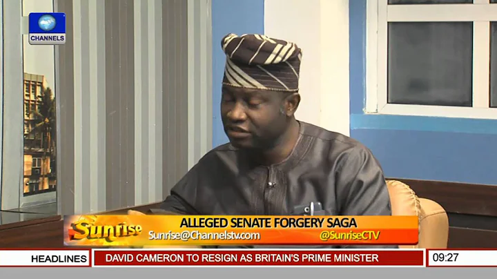 Sunrise: SANs Ozekhome, Ogunye Debate Over Alleged Senate Forgery Saga Pt 2