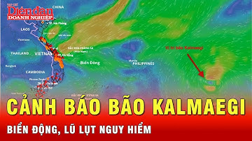 Cảnh báo: Bão Kalmaegi tăng tốc, dự báo mưa lớn nguy hiểm | Tin tức 24h