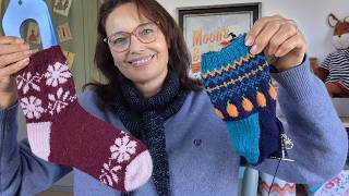 Information Sock Knitting & Casting on a Sophie Scarf - Simply in Stitches Update
