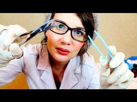 Medical Nurse Removing Stitches ASMR Doctor Realistic Roleplay