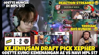 KEJENIUSAN DRAFT PICK COACH XEPHER 😱 ODETTE JADI KUNCI KEMENANGAN ALTER EGO MPL S17 !!