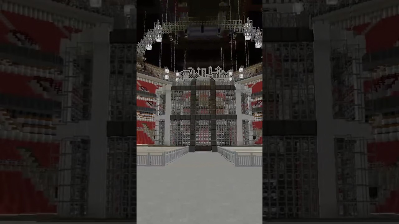 Воссоздание WWE Elimination Chamber в Minecraft (БОЛЬШЕ И ЛУЧШЕ)