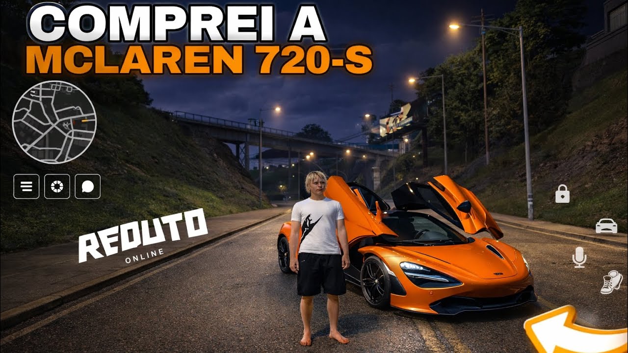 COMPREI 🤑 A MCLAREN 720-S CARRO MAIS RÁPIDO DO REDUTO ONLINE (João Alves FC)