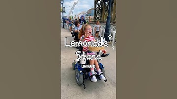 Raising funds to help build inclusive school playground🍋 @TheRecessProject #shorts #disability