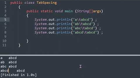 Demistifying the Tab Escape Sequence in Java Backslash \t