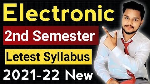 Polytechnic 2nd sem.. syllabus /Electronics engineering//2nd semester syllabus polytechnic /subject