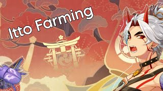 Petit Farming De Itto ✩°𓏲⋆🌿. ⋆ Little Cozy Genshin Farming Vidéo