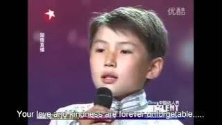 China Got Talent 2011 : Mongolian boy singing for his mom (Eng Sub)
