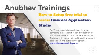 Free Access to SAP Business Application Studio || SAP BTP Developer On-boarding | Setup your BTP screenshot 3