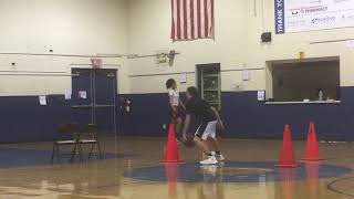 Tiny Dribble Drills With Spin And Shoot