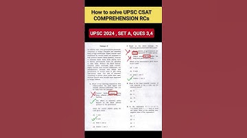 Did you know this trick for CSAT RCs for UPSC 2025 PRELIMS ???🧐