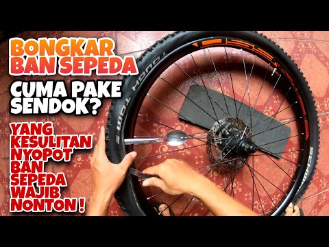 Video: Bagaimana cara mengganti tabung sepeda tanpa alat?