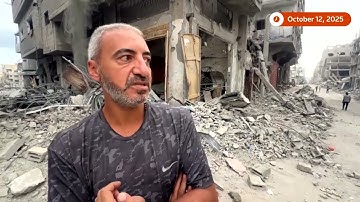 Palestinians inspect damage in ruined Gaza neighborhoods | REUTERS