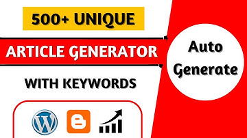 how to write 📝 unique article step by step 2023 | unique article generator