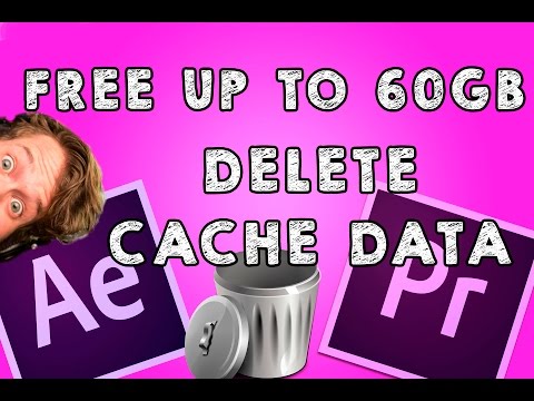 Free up to 60GB of storage! PC and Mac! How To Delete Premiere and After Effects Cache Data