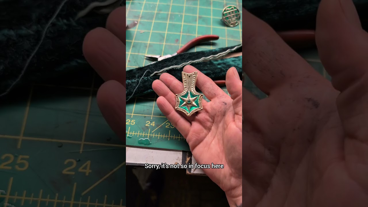 I made this knight's belt for author Christian/ Miles Cameron nearly 10 years ago. 