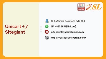 🛒 网店订单还在手动更新？AutoCount UniCart Plugin 自动同步订单 & 库存，销售管理So Easy！ (AutoCount Accounting Software 2.1)