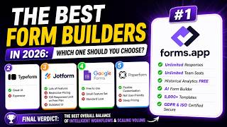 The Best Form Builders in 2026: Which One Should You Choose