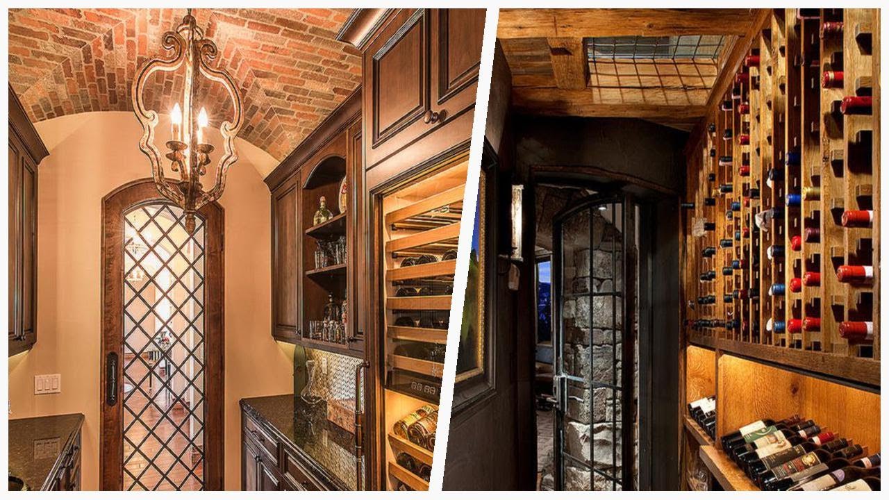 75 Brown Floor And Gray Floor Wine Cellar Design 🌈 ...
