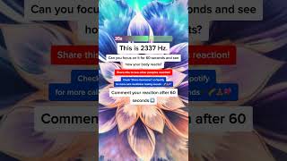 🌀 Test Your Concentration With #2337Hz! Can You Last 60 Seconds