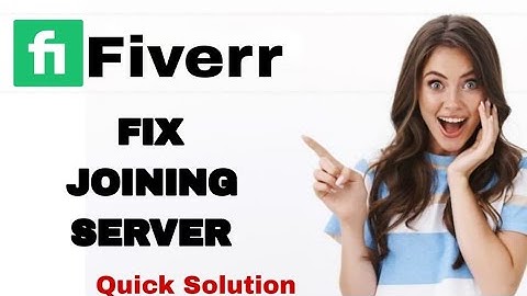 How To Fix And Solve Joining Server On Fiverr App | Easy Fix