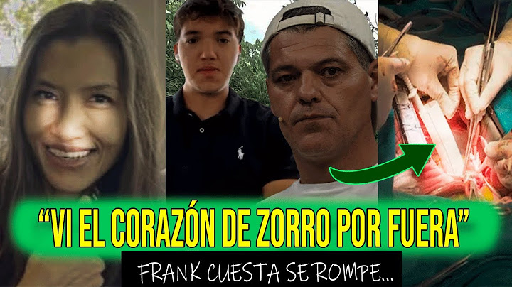FRANK CUESTA SE ROMPE POR LA OPERACIÓN DE SU HIJO ZORRO A CORAZÓN ABIERTO "YUYEE SE OLVIDÓ DE TODO"