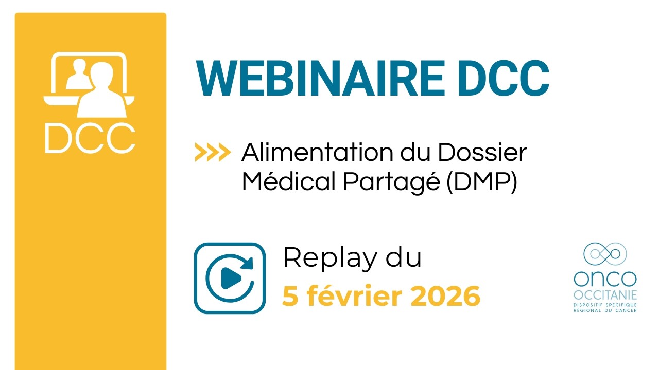 Webinaire DCC : Alimentation du Dossier Médical Partagé (DMP)