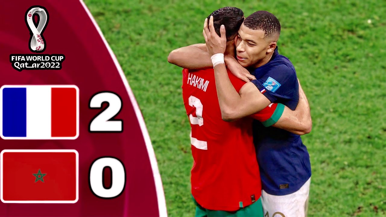 المغرب ضد فرنسا: معركة حاسمة نحو النهائي في كأس العالم 🏆 2022 مع تعليق🎙️اسطوري