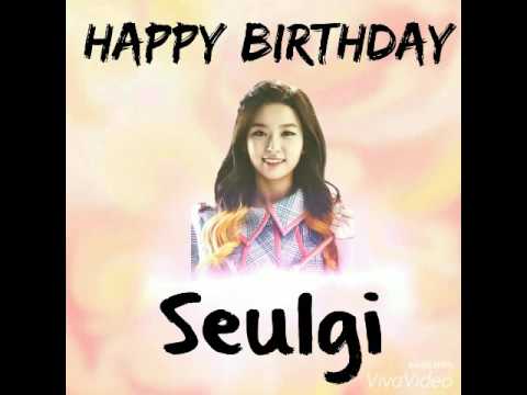 Happy Birthday Seulgi Fmv Youtube