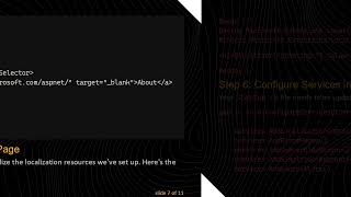 Details Mastering Globalization and Localization in Your Blazor Server App Update