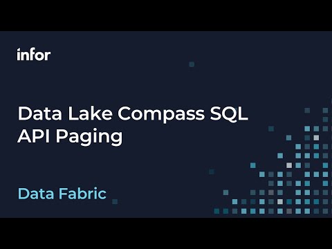Data Lake Compass SQL API Paging - Feature Walkthrough