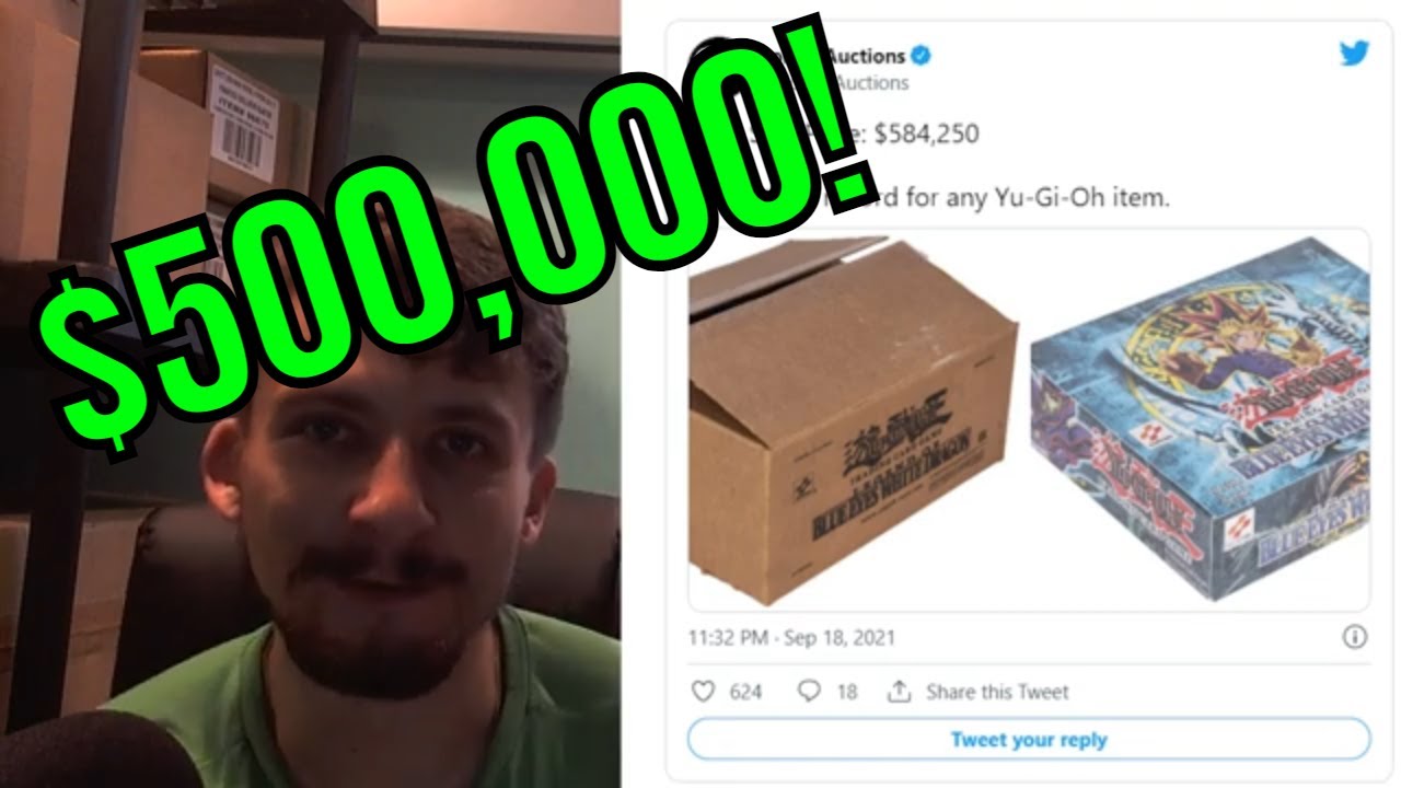$500,000+ Yu-Gi-Oh 1st Edition Legend of Blue Eyes White Dragon LOB 12  Booster Box Case RECORD SALE!