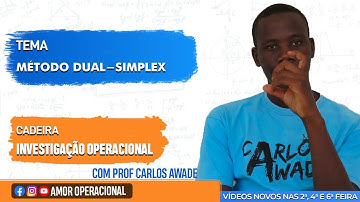 TEMA: MÉTODO DUAL-SIMPLEX