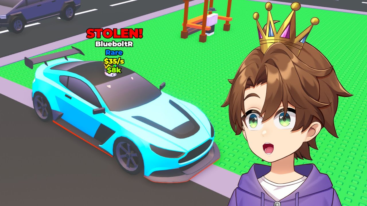 Steal a Car To Get CASH BUT Rich players don't like me On Roblox