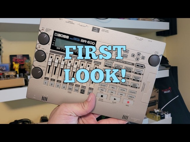 My First Look at the BOSS BR-600 Multitrack Recorder - YouTube