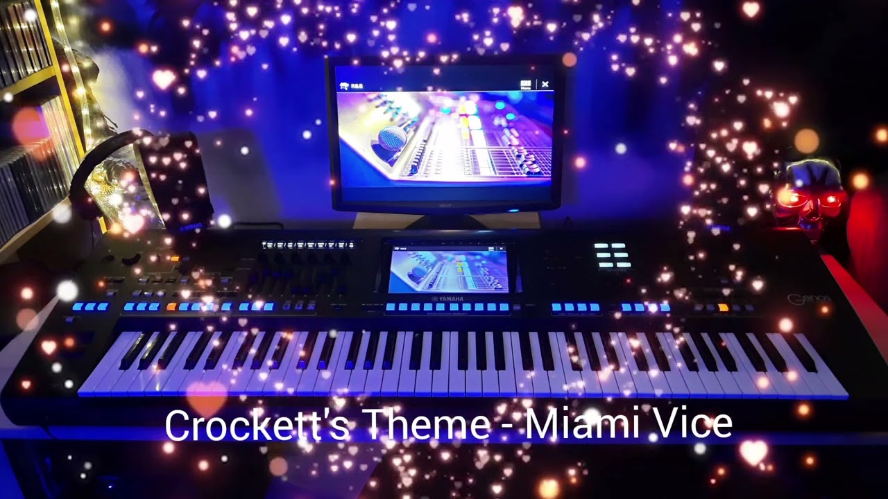 Crockett’s Theme - Miami Vice - von Jan Hammer - Cover by Yamaha Keyboard Genos Film Music 80er
